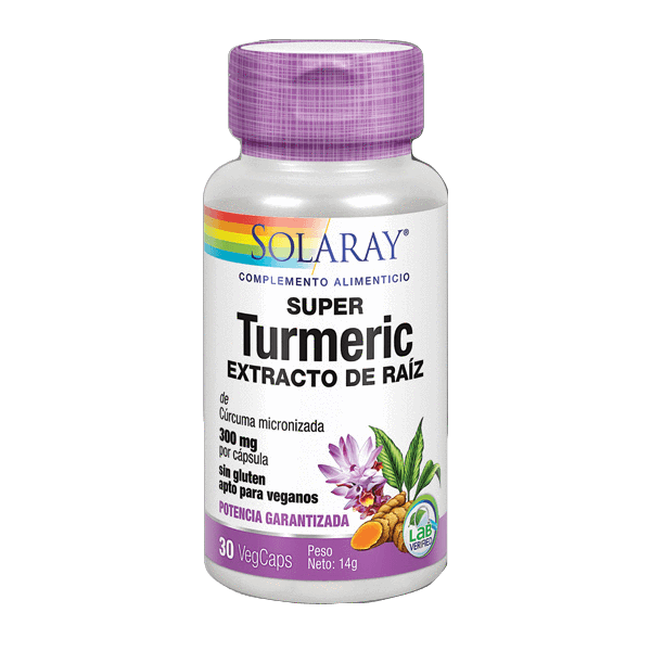Super Turmeric 30 Capsulas | Solaray - Dietetica Ferrer