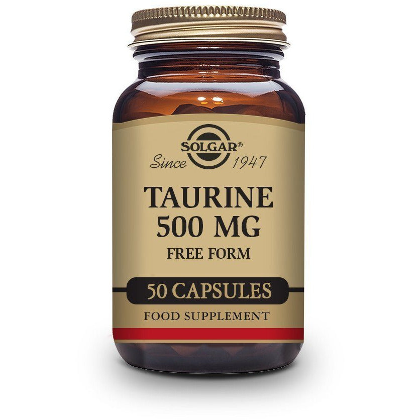 Taurine 500 Mg 50 Capsulas | Solgar - Dietetica Ferrer