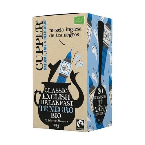 Te Negro English Breakfast Bio 20 Filtros | Cupper - Dietetica Ferrer