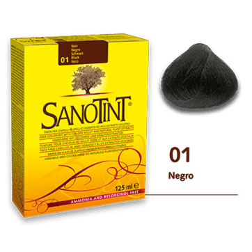 Tinte Natural Sanotint N-01 Negro | Sanotint - Dietetica Ferrer