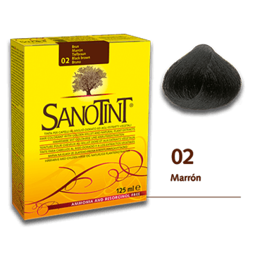 Tinte Natural Sanotint N-02 Marron Oscuro | Sanotint - Dietetica Ferrer
