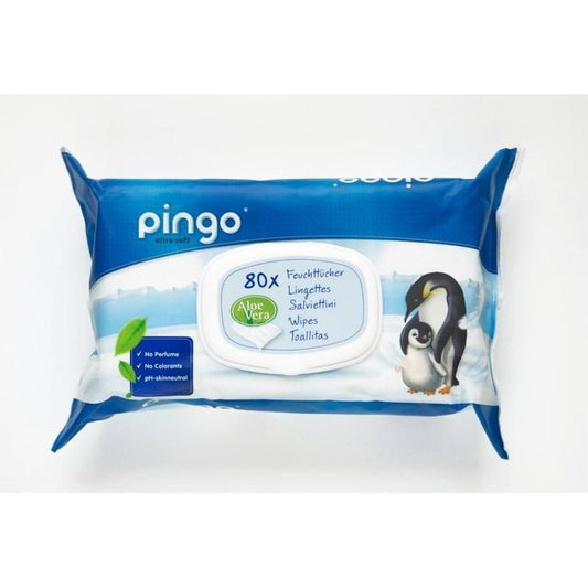 Toallitas Humedas Bebe Bio 80 Uds | Pingo - Dietetica Ferrer