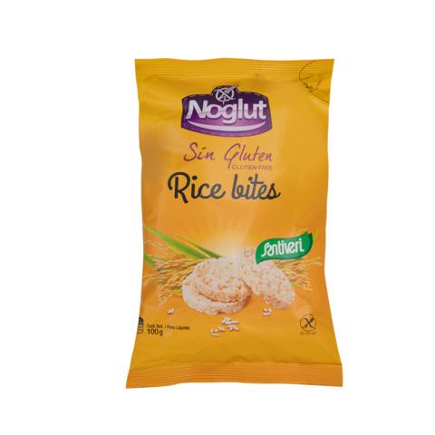 Tortitas de Arroz Mini - Rice Bites Noglut 100 gr | Santiveri - Dietetica Ferrer