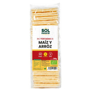 Tostadas de Maiz y Arroz Sin Gluten Bio 200 gr | Sol Natural - Dietetica Ferrer