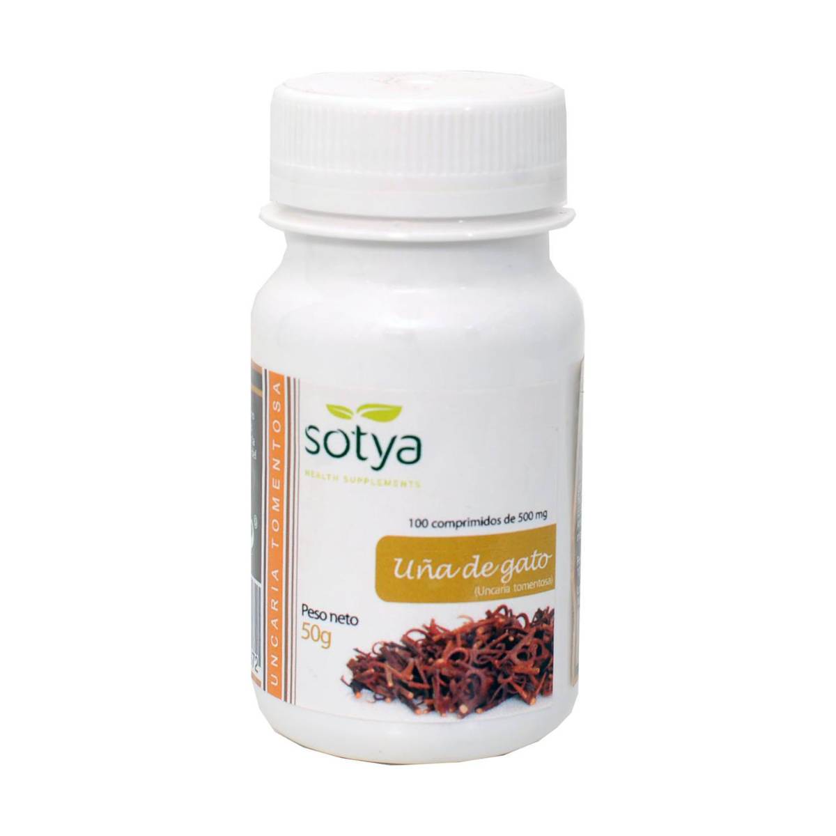 Uña de Gato 500 mg 100 Comprimidos | Sotya - Dietetica Ferrer