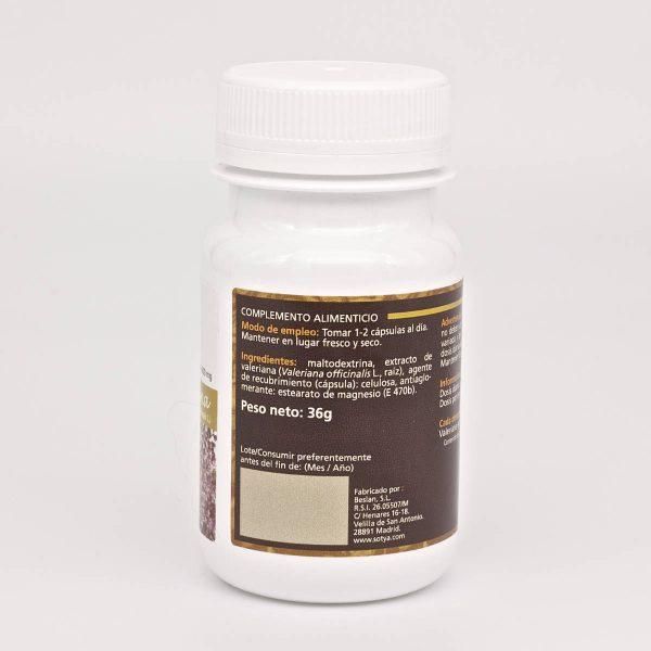 Valeriana 600 mg 60 Capsulas | Sotya - Dietetica Ferrer