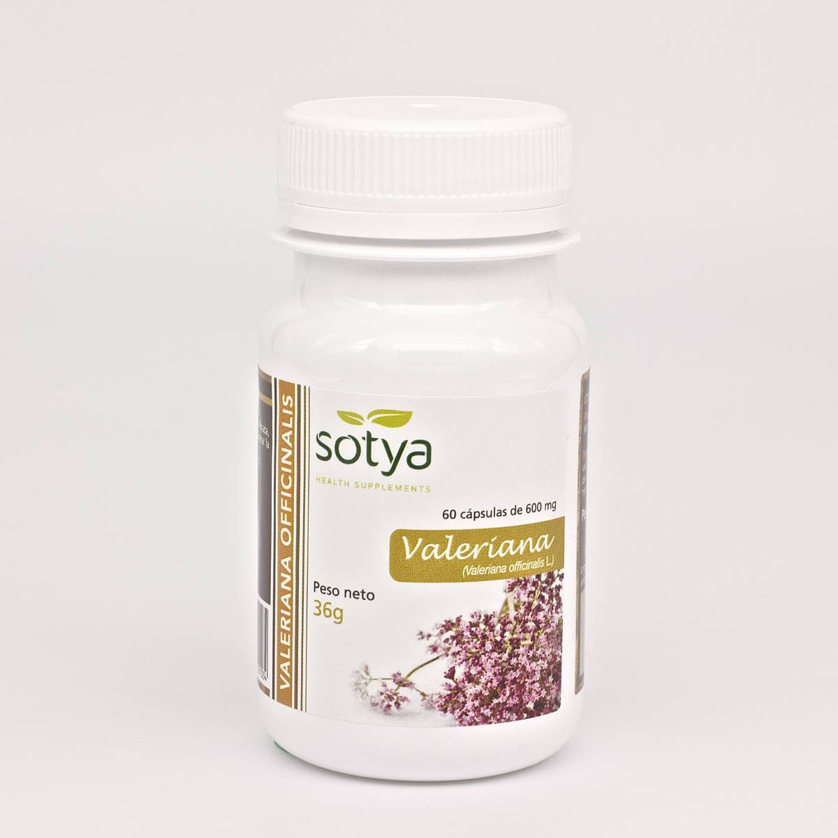Valeriana 600 mg 60 Capsulas | Sotya - Dietetica Ferrer