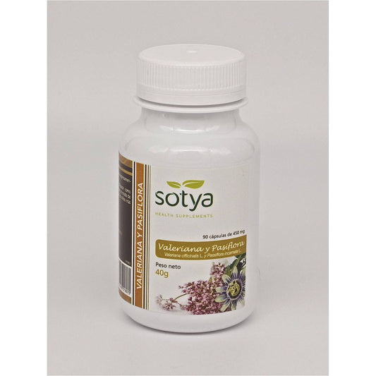 Valeriana con Pasiflora 90 Capsulas | Sotya - Dietetica Ferrer