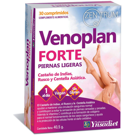 Venoplan Forte 30 comprimidos | Ynsadiet - Dietetica Ferrer
