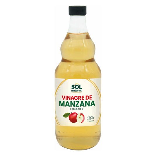 Vinagre de Manzana Bio 750 ml | Sol Natural - Dietetica Ferrer