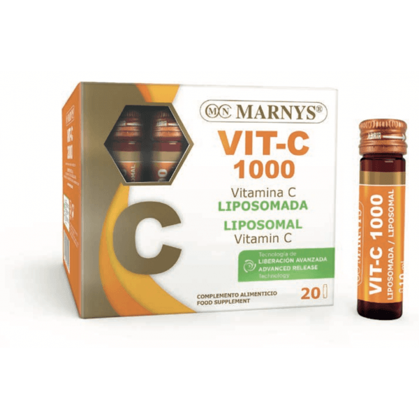 Vit-C 1000 Vitamina C Liposomada 20 Viales | Marnys - Dietetica Ferrer