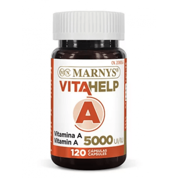 Vitahelp Vitamina A 5000 UI 120 Perlas | Marnys - Dietetica Ferrer