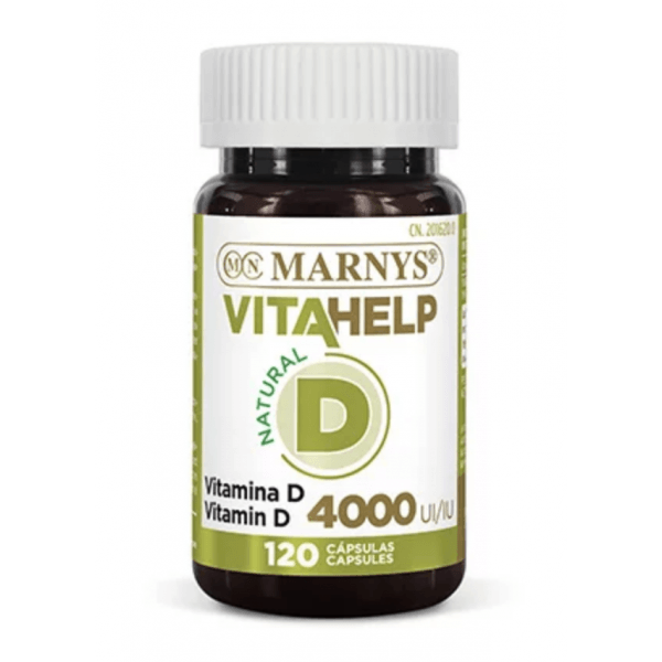 Vitahelp Vitamina D 4000 Ui 120 Perlas | Marnys - Dietetica Ferrer