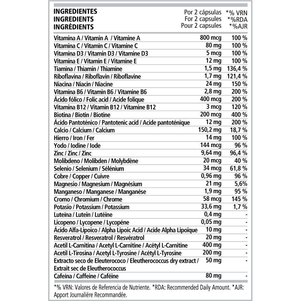 Vitalife Thermo 60 Capsulas | PWD Nutrition - Dietetica Ferrer