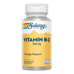 Vitamin B2 100 mg 100 Capsulas | Solaray - Dietetica Ferrer