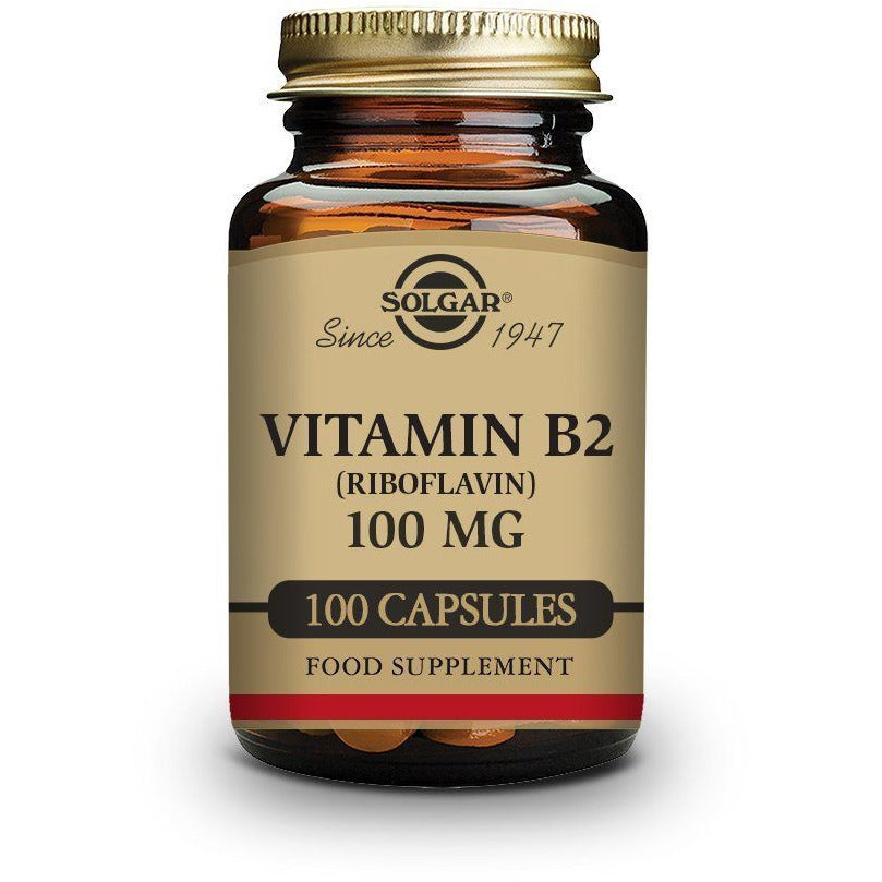 Vitamin B2 100 Mg 100 Capsulas | Solgar - Dietetica Ferrer