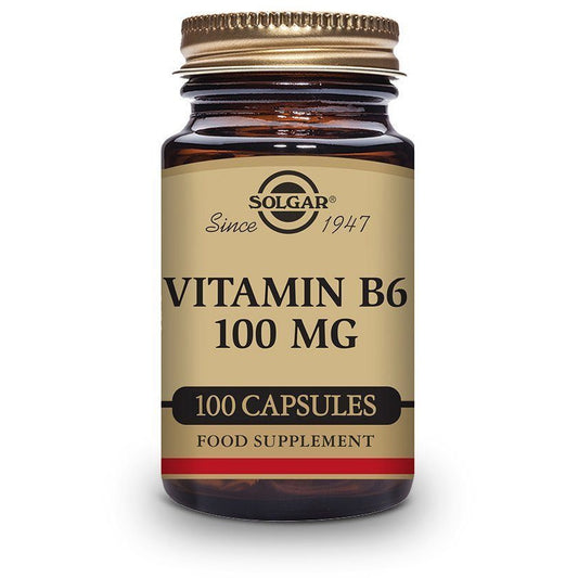 Vitamin B6 100 Mg 100 Capsulas | Solgar - Dietetica Ferrer