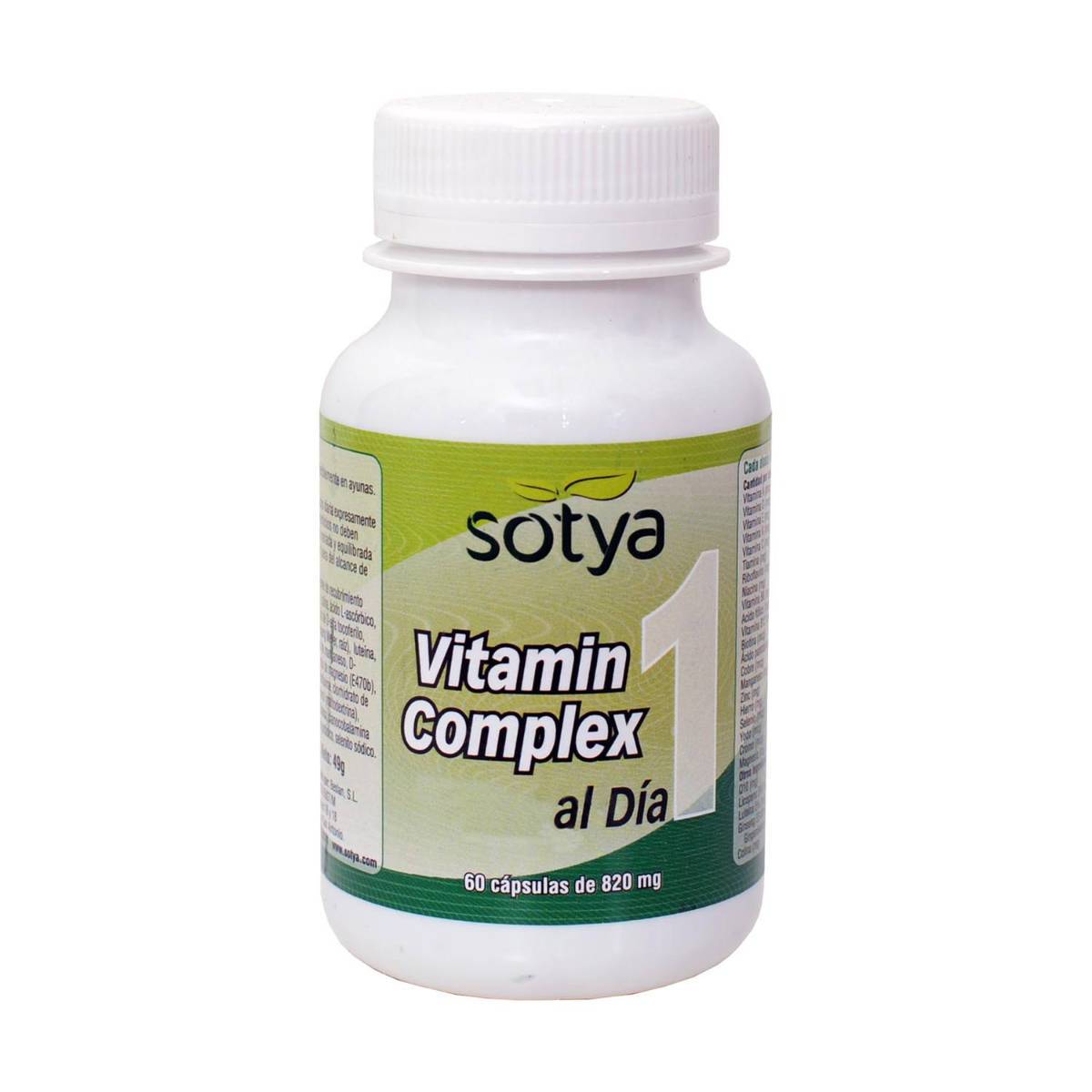 Vitamin Complex 60 Capsulas | Sotya - Dietetica Ferrer
