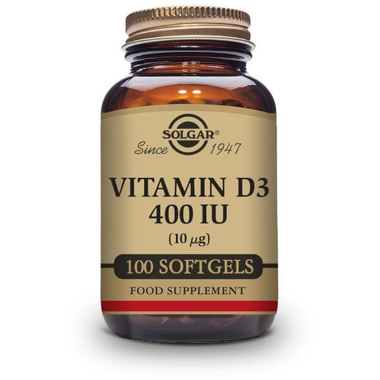 Vitamin D3 400 Ui 100 Capsulas | Solgar - Dietetica Ferrer