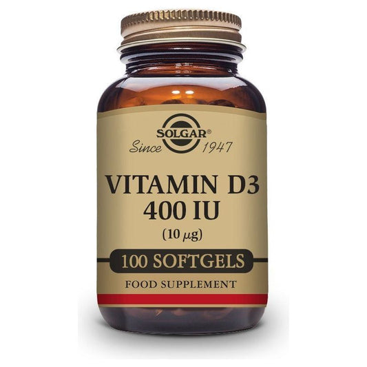 Vitamin D3 400 Ui 100 Capsulas | Solgar - Dietetica Ferrer