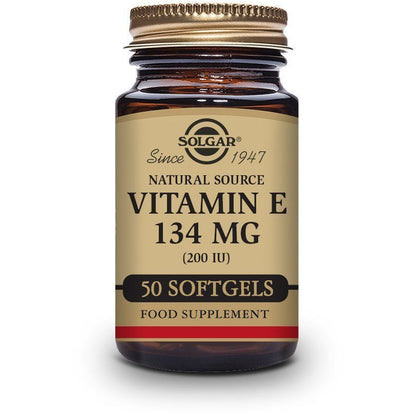 Vitamin E 200 Ui 134 Mg Capsulas Blandas | Solgar - Dietetica Ferrer