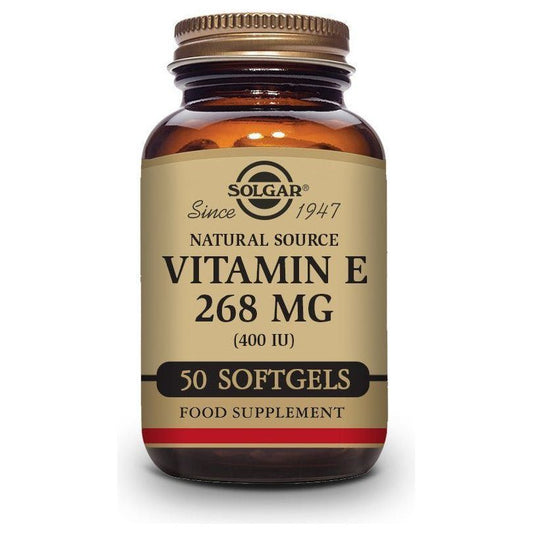 Vitamin E 268 Mg 400 Ui Capsulas Blandas | Solgar - Dietetica Ferrer