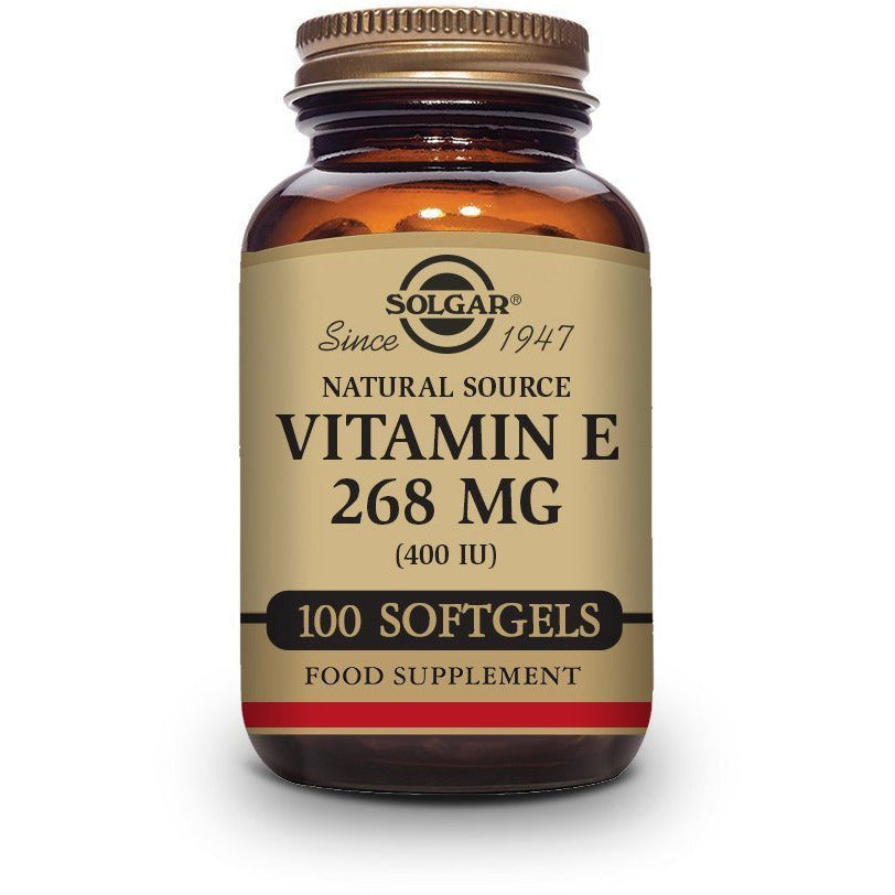 Vitamin E 268 Mg 400 Ui Capsulas Vegetales | Solgar - Dietetica Ferrer