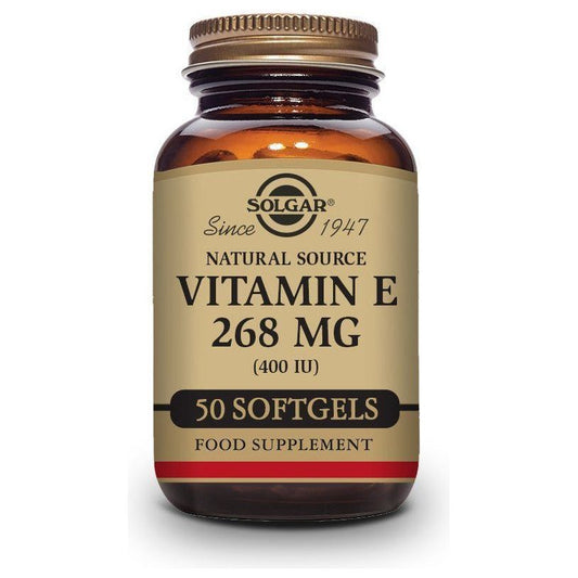 Vitamin E 268 Mg 400 Ui Capsulas Vegetales | Solgar - Dietetica Ferrer