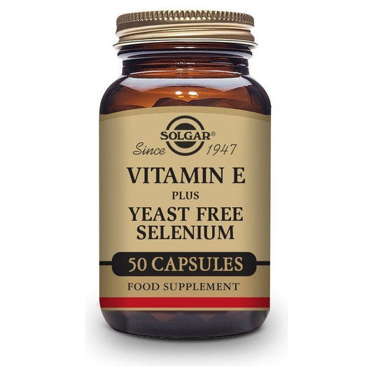 Vitamin E With Yeast Free Selenium | Solgar - Dietetica Ferrer