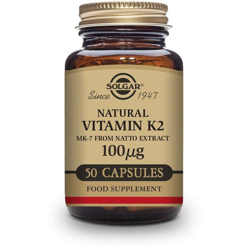 Vitamin K2 100 µg 50 Capsulas | Solgar - Dietetica Ferrer