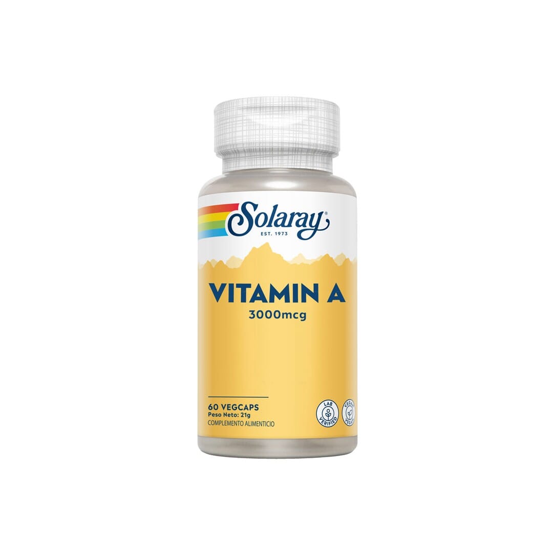 Vitamina A 10,000 Ui 60 Vegcaps | Solaray - Dietetica Ferrer