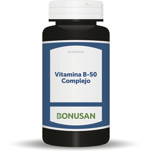 Vitamina B 50 Complejo 60 Capsulas | Bonusan - Dietetica Ferrer