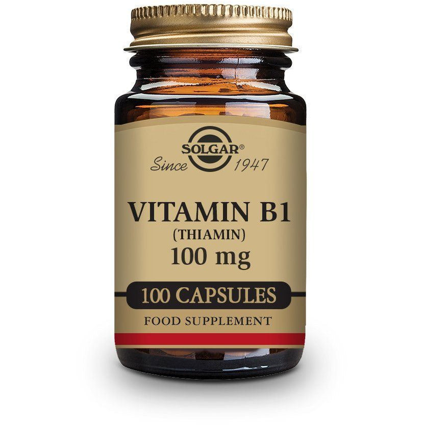Vitamina B1 100 Mg (Tiamina) 100 Capsulas | Solgar - Dietetica Ferrer