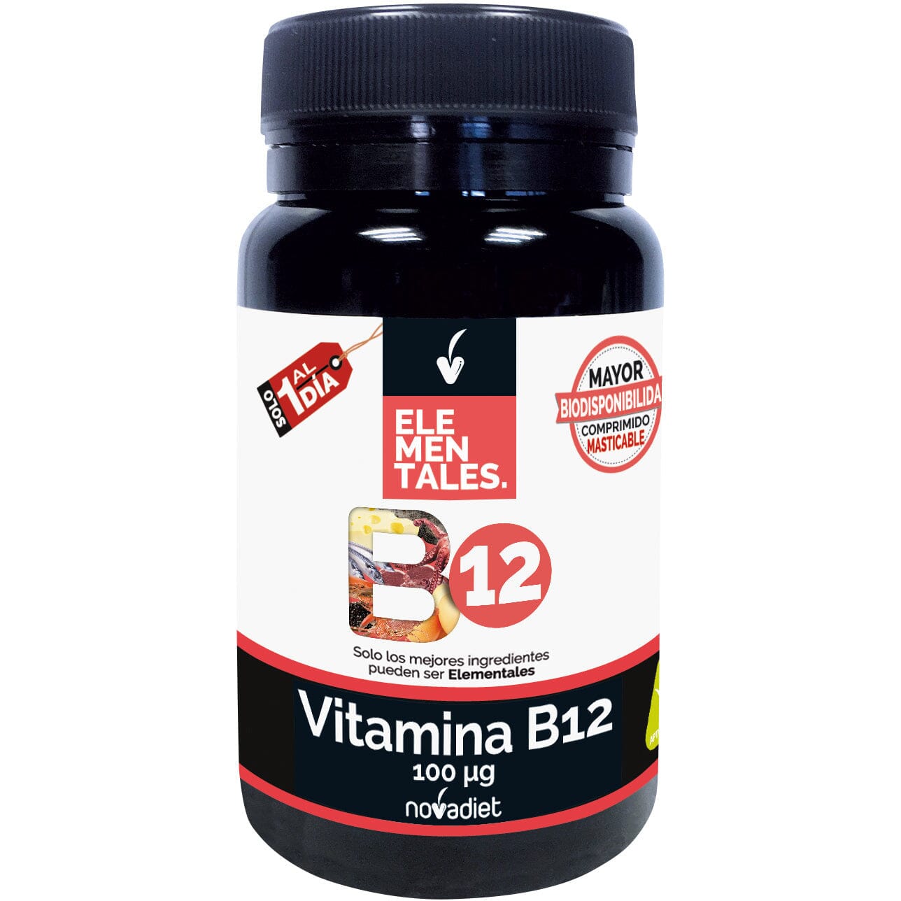 Vitamina B12 100 Mcg 120 comprimidos | Novadiet - Dietetica Ferrer