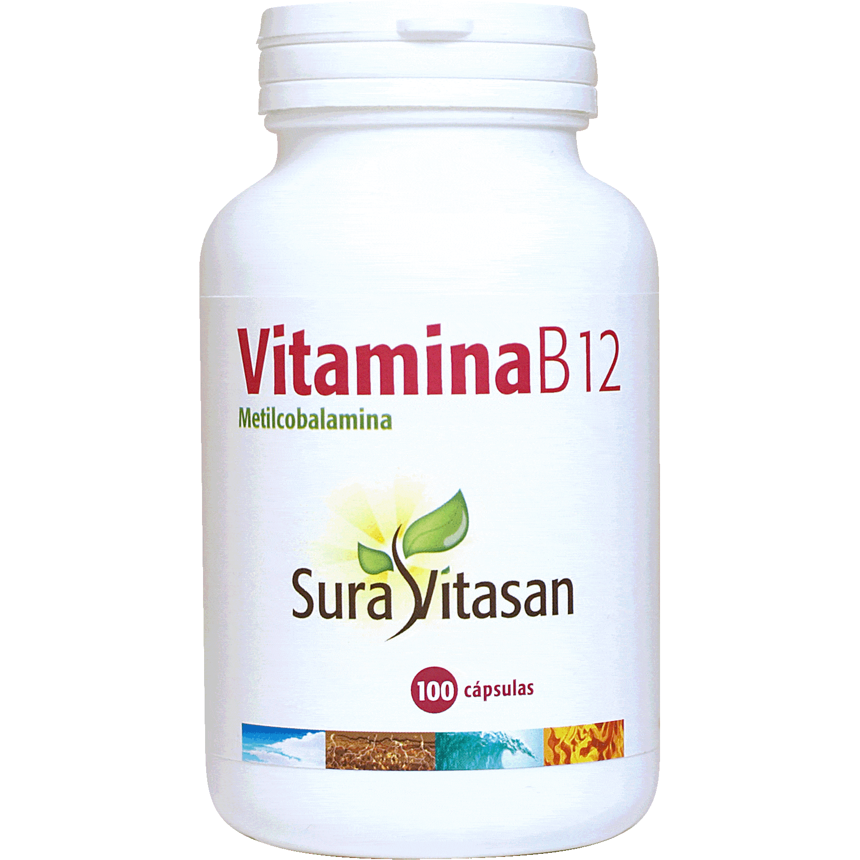 Vitamina B12 500mcg 100 Capsulas | Sura Vitasan - Dietetica Ferrer