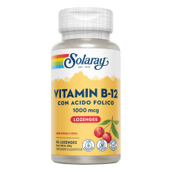 Vitamina B12 + Acido Folico 90 Comprimidos | Solaray - Dietetica Ferrer
