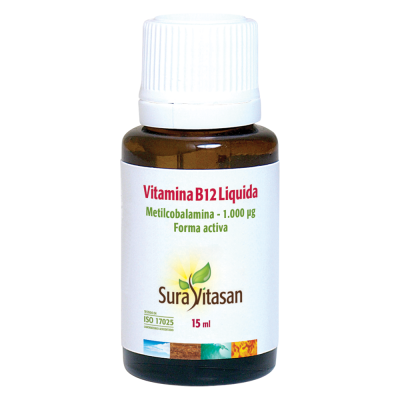 Vitamina B12 Líquida 15 ml | Sura Vitasan - Dietetica Ferrer