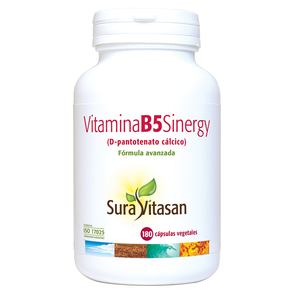 Vitamina B5 Sinergy 180 Cápsulas | Sura Vitasan - Dietetica Ferrer