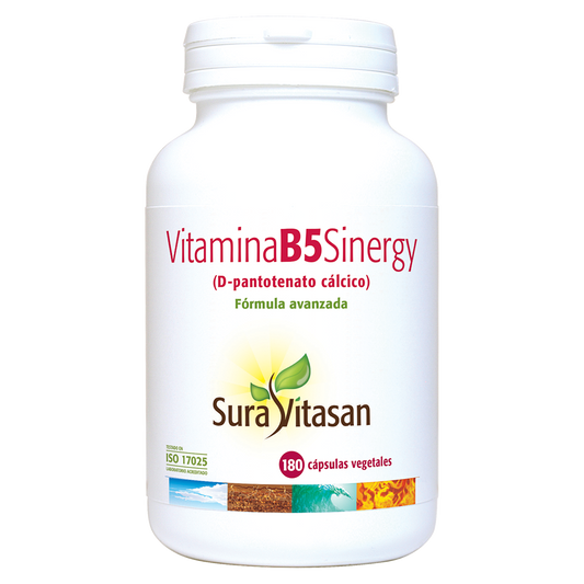 Vitamina B5 Sinergy 180 Cápsulas | Sura Vitasan - Dietetica Ferrer