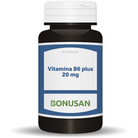 Vitamina B6 20mg 60 Capsulas | Bonusan - Dietetica Ferrer