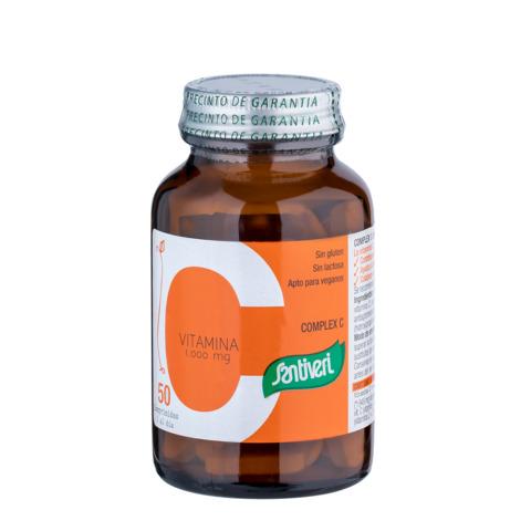 Vitamina C 1000 mg 50 comprimidos | Santiveri - Dietetica Ferrer