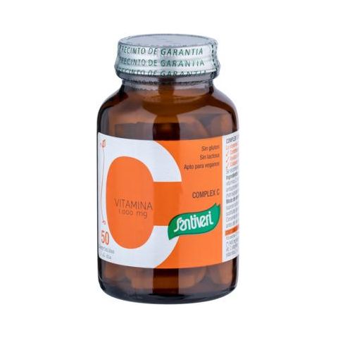 Vitamina C 1000 mg 50 comprimidos | Santiveri - Dietetica Ferrer