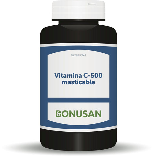 Vitamina C 500 60 Tabletas Masticables | Bonusan - Dietetica Ferrer