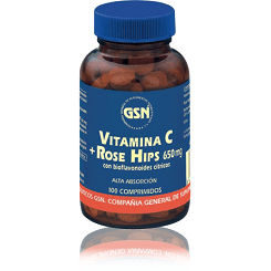Vitamina C + Rose Hips 10 Comprimidos | GSN - Dietetica Ferrer