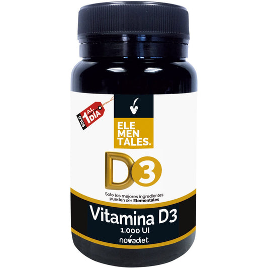 Vitamina D3 1000 Ui 120 comprimidos | Novadiet - Dietetica Ferrer