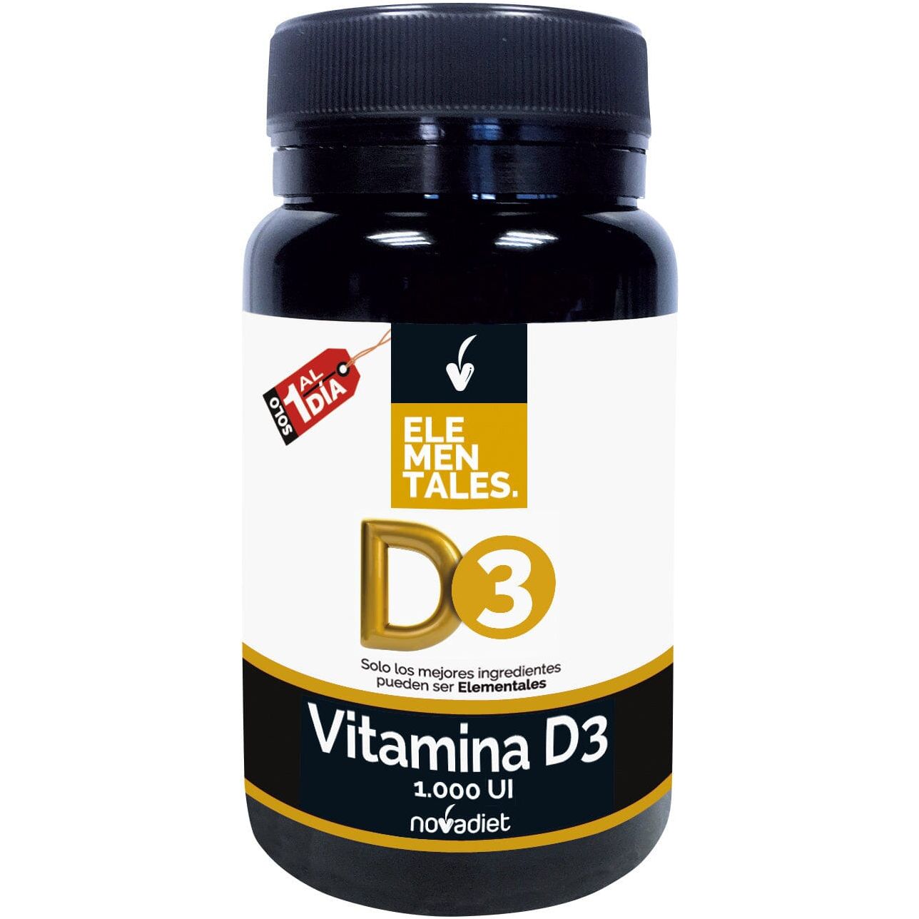 Vitamina D3 1000 Ui 120 comprimidos | Novadiet - Dietetica Ferrer