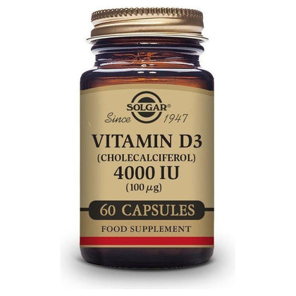 Vitamina D3 4000 Ui 100 µg Colecalciferol | Solgar - Dietetica Ferrer