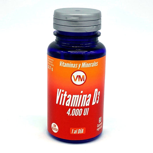 Vitamina D3. 4000 Ui 60 cápsulas | Ynsadiet - Dietetica Ferrer