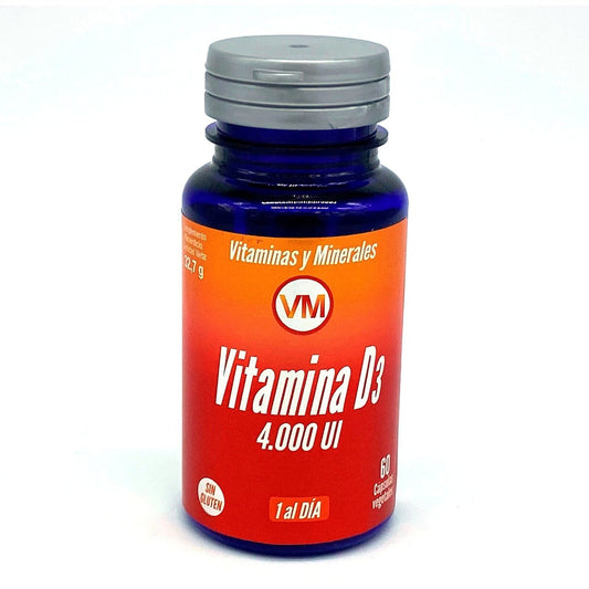 Vitamina D3. 4000 Ui 60 cápsulas | Ynsadiet - Dietetica Ferrer