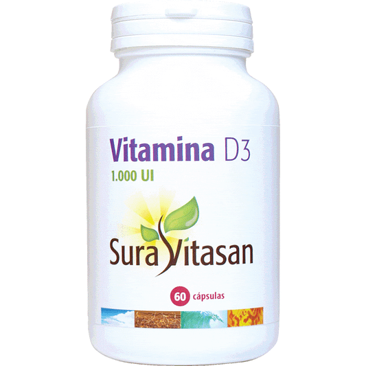 Vitamina D3 60 Capsulas | Sura Vitasan - Dietetica Ferrer
